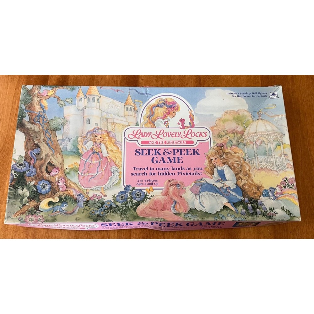 Lady Lovely Locks and the Pixietails Seek & Peek Game Golden 1987 VINTAGE READ